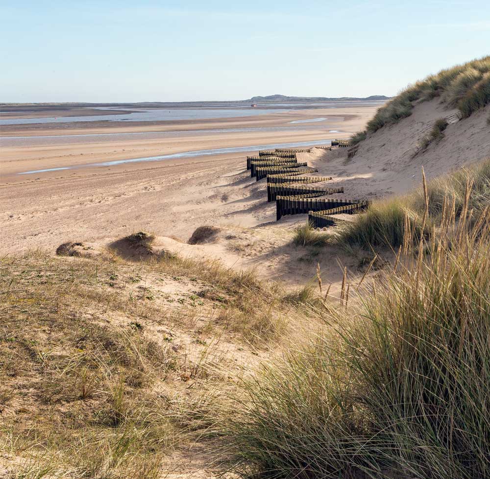 The lovely expanse of the beach at Brancaster