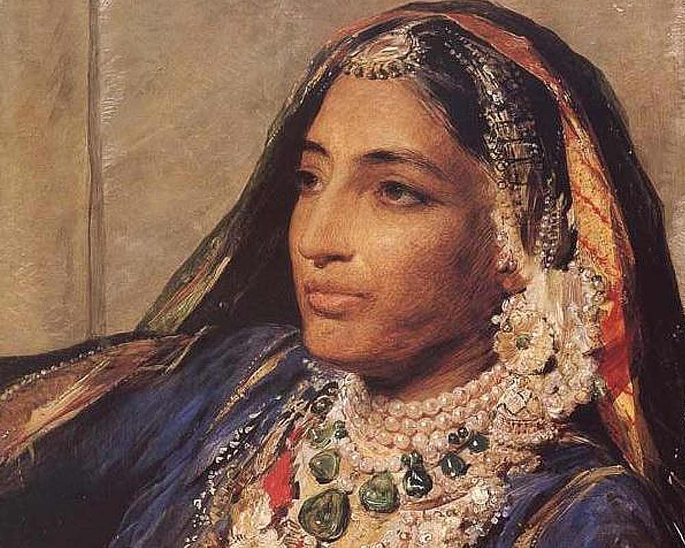 George Richmond’s portrait of Duleep’s mother Maharani Jind Kaur