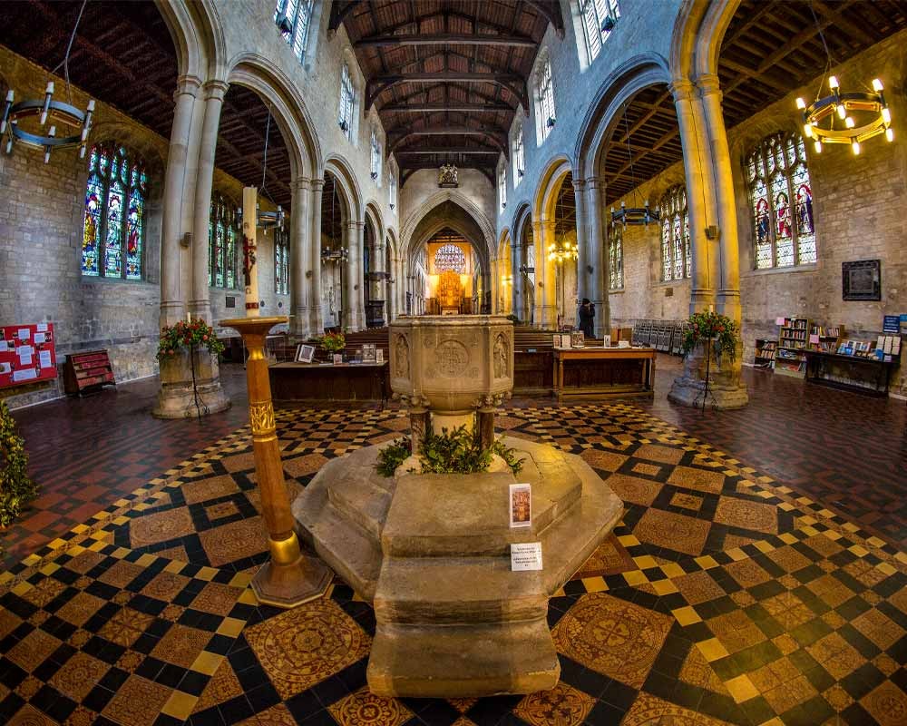 Inside the King's Lynn Minster