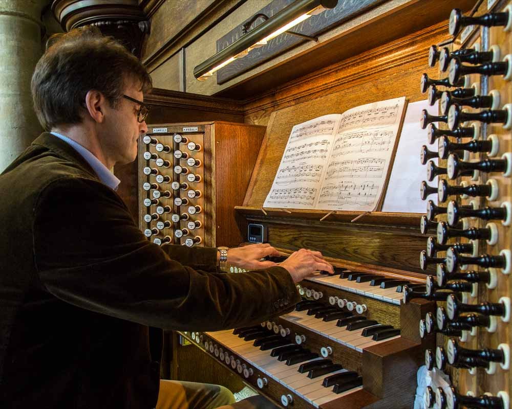 The organ inside the King's Lynn Minster