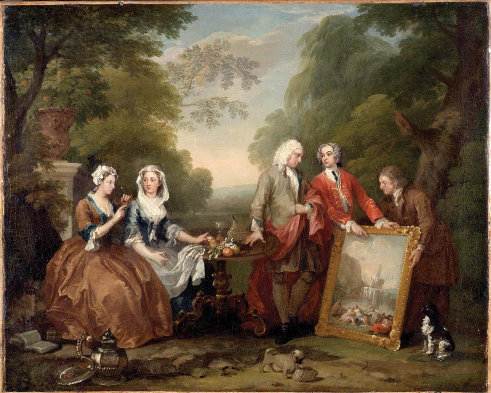 Portrait of Sir Andrew Fountaine with other men and women by William Hogarth  c. 1730-1735. © The John Howard McFadden Collection, 1928/Philadelphia Museum of Art