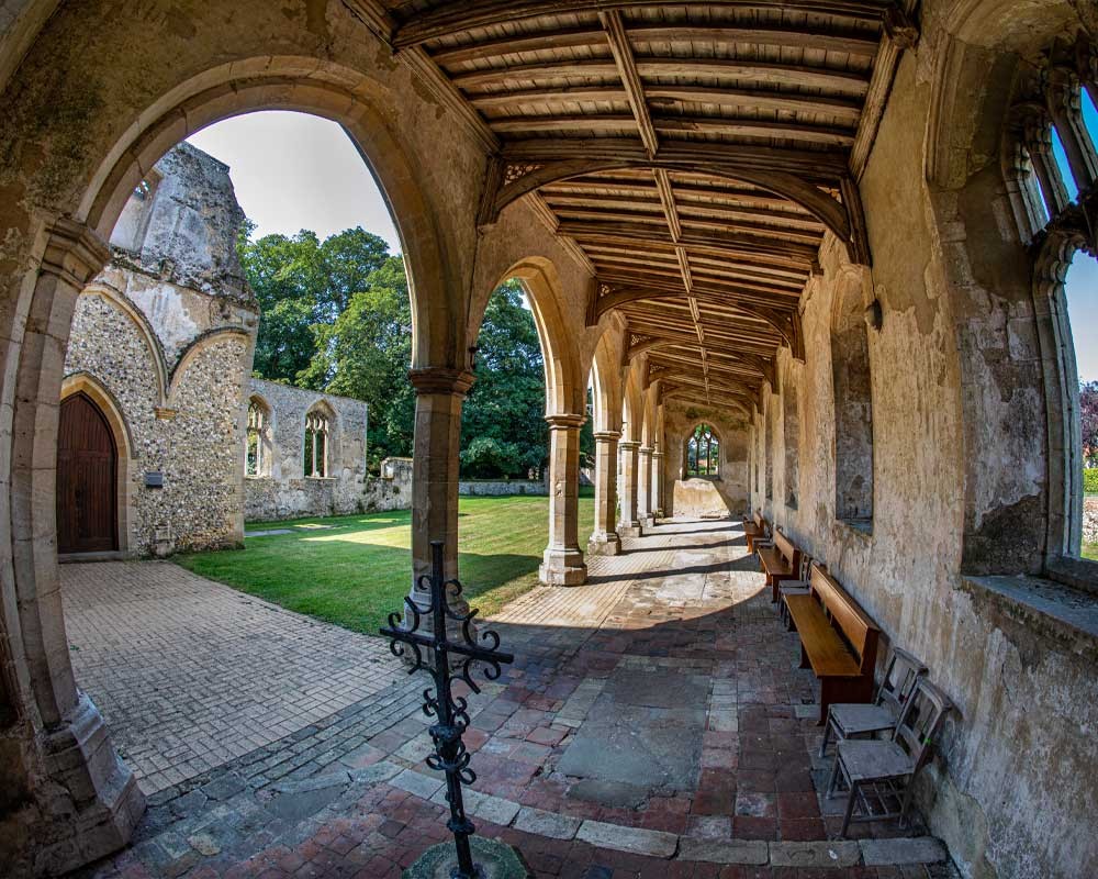 The last remaining aisle at the church of St John at Oxborough