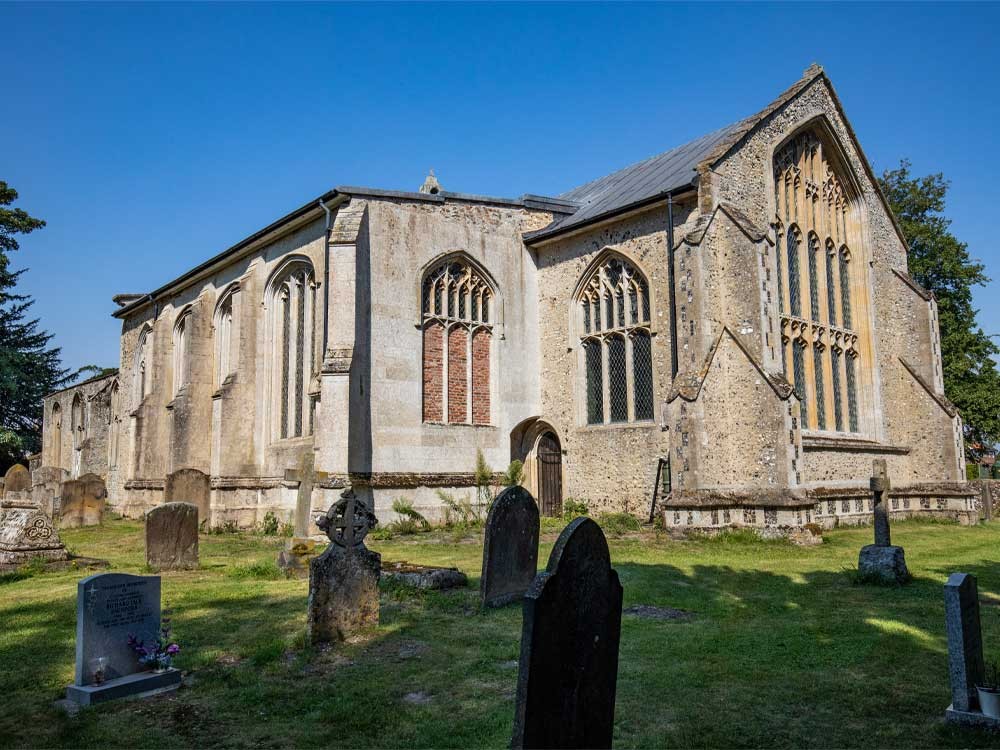 The church of St John at Oxborough