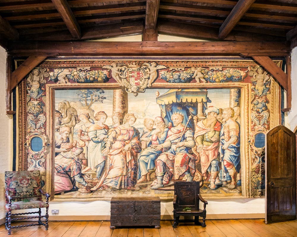 Oxburgh Hall Interior Tapestry