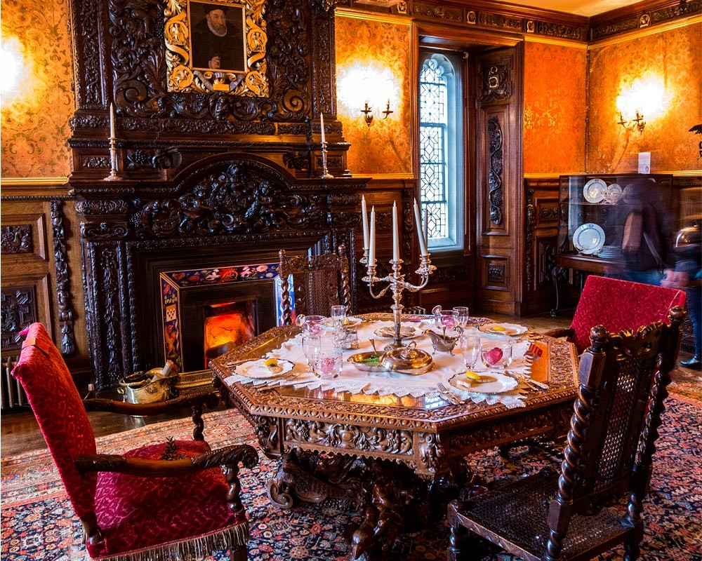 Oxburgh Hall Interior Dining Room