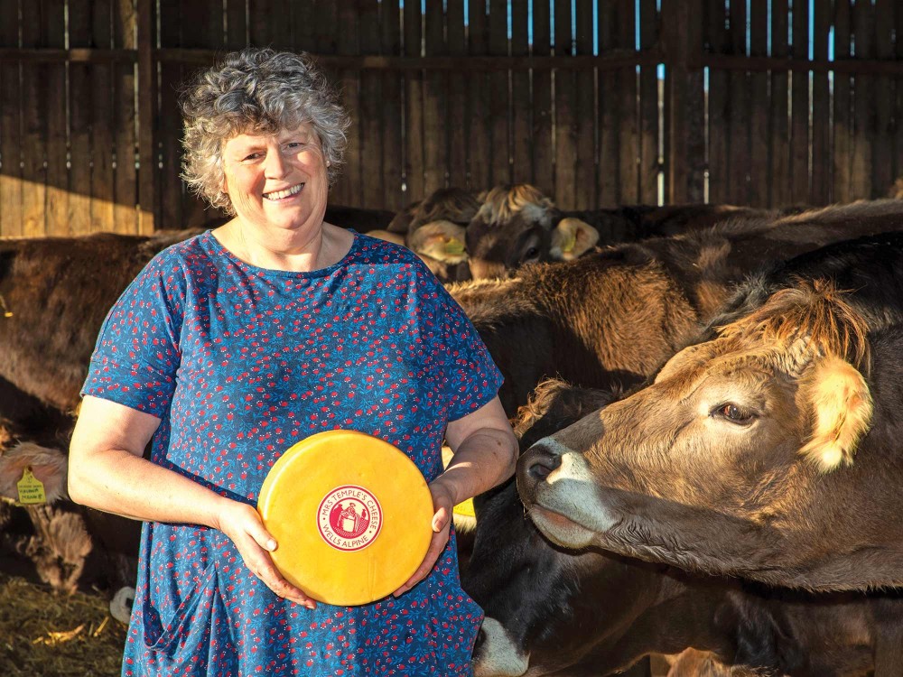 Catherine Temple & her Cheese