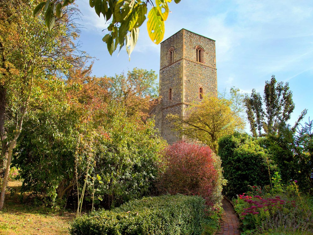 The restored church of St Mary at Houghton-on-the-Hill