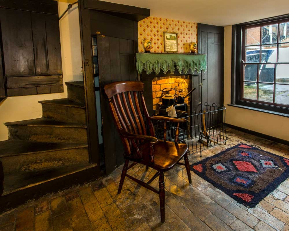 Fisherman's cottage at Trues Yard museum