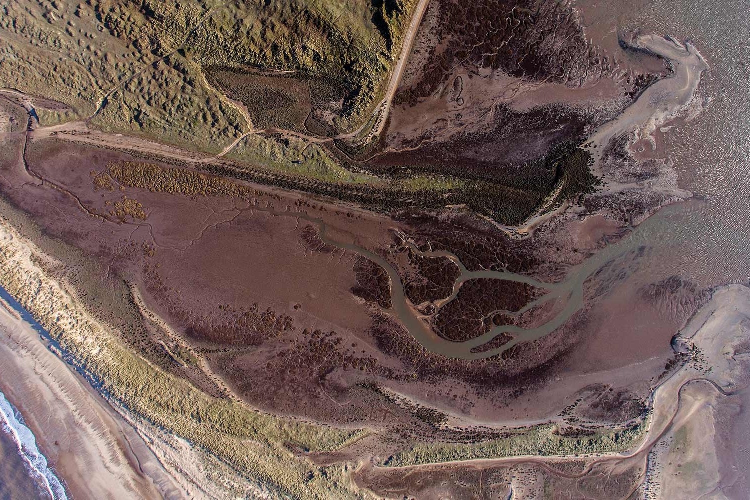 Blakeney Point top down view